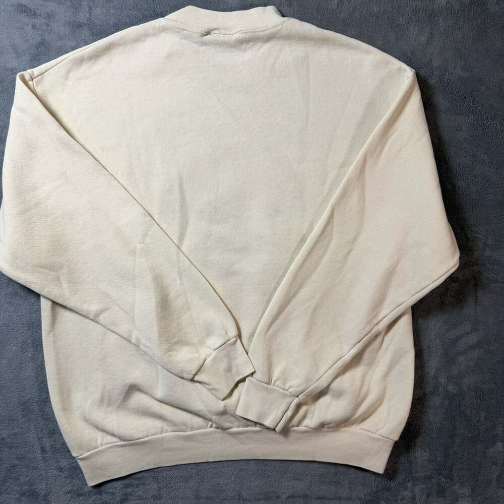 VTG 1989 Ray Troll Preserve The Balance Sweatshirt Cream Crewneck L USA Lee Art - Picture 9 of 9